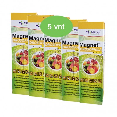 MAGNET Drosophila vaisinių muselių gaudyklė MAXI pakuotė (kaina nurodyta 1 vnt)